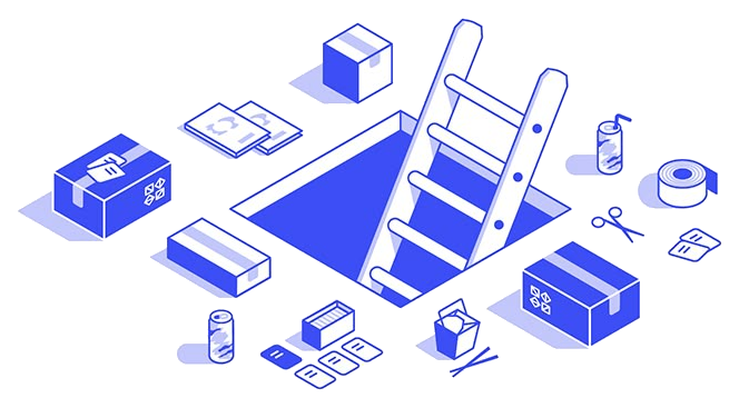Illustration of moving infrastructure to the cloud
